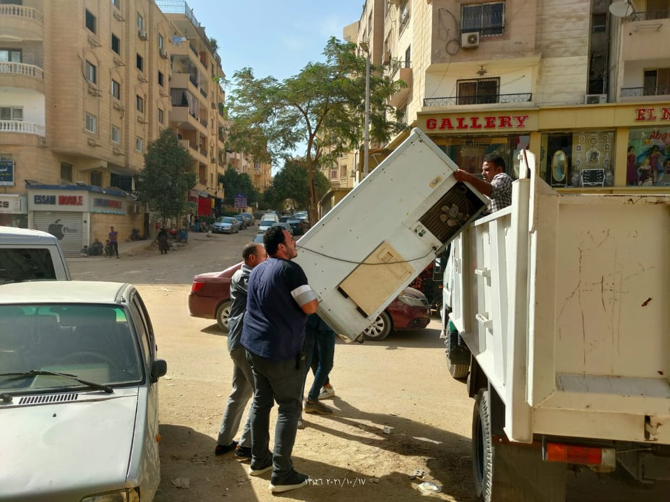غلق محلات بحدائق الأهرام