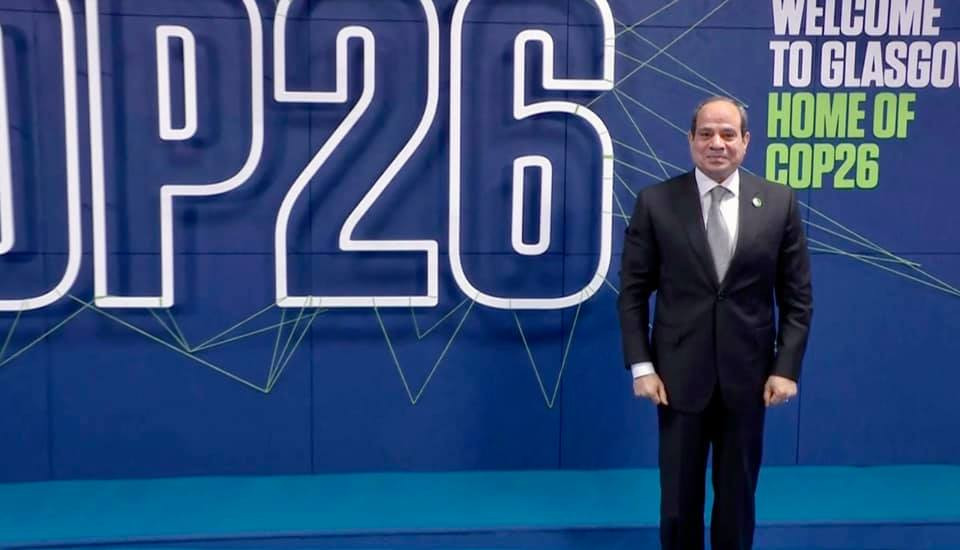 الرئيس السيسى يشارك فى قمة المناخ