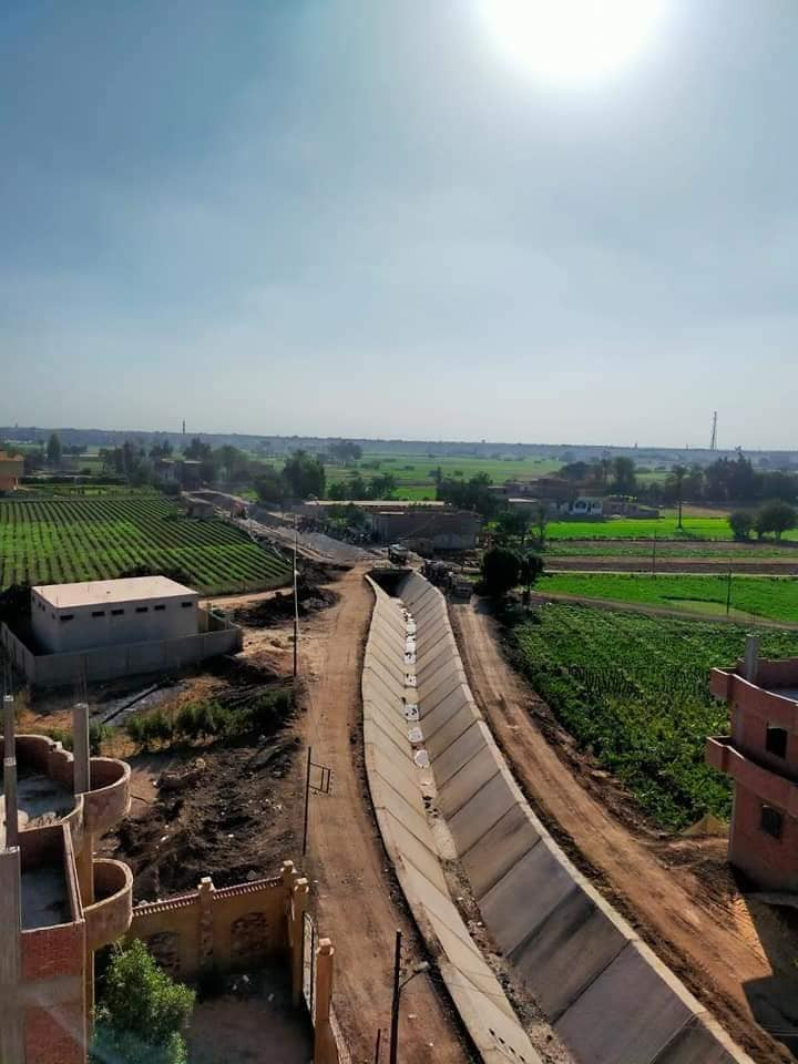 تبطين الترع