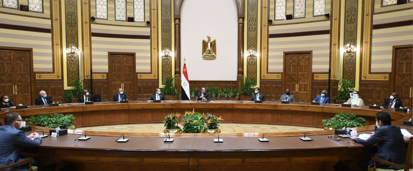 السيسى والنواب العموم العرب والأفارقة