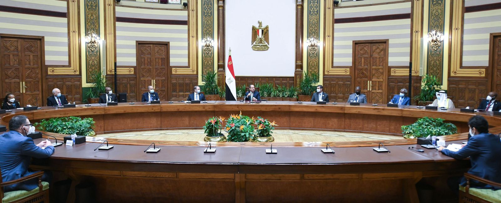 السيسى والنواب العموم العرب والأفارقة