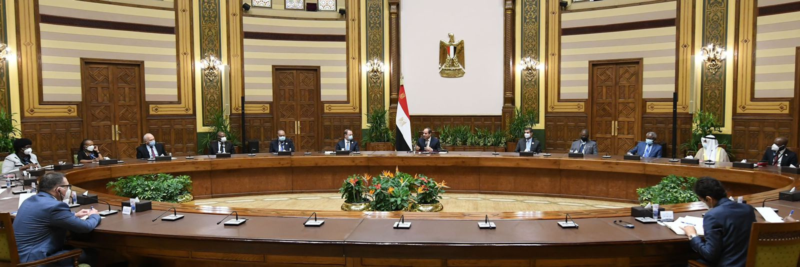 السيسى والنواب العموم العرب والأفارقة