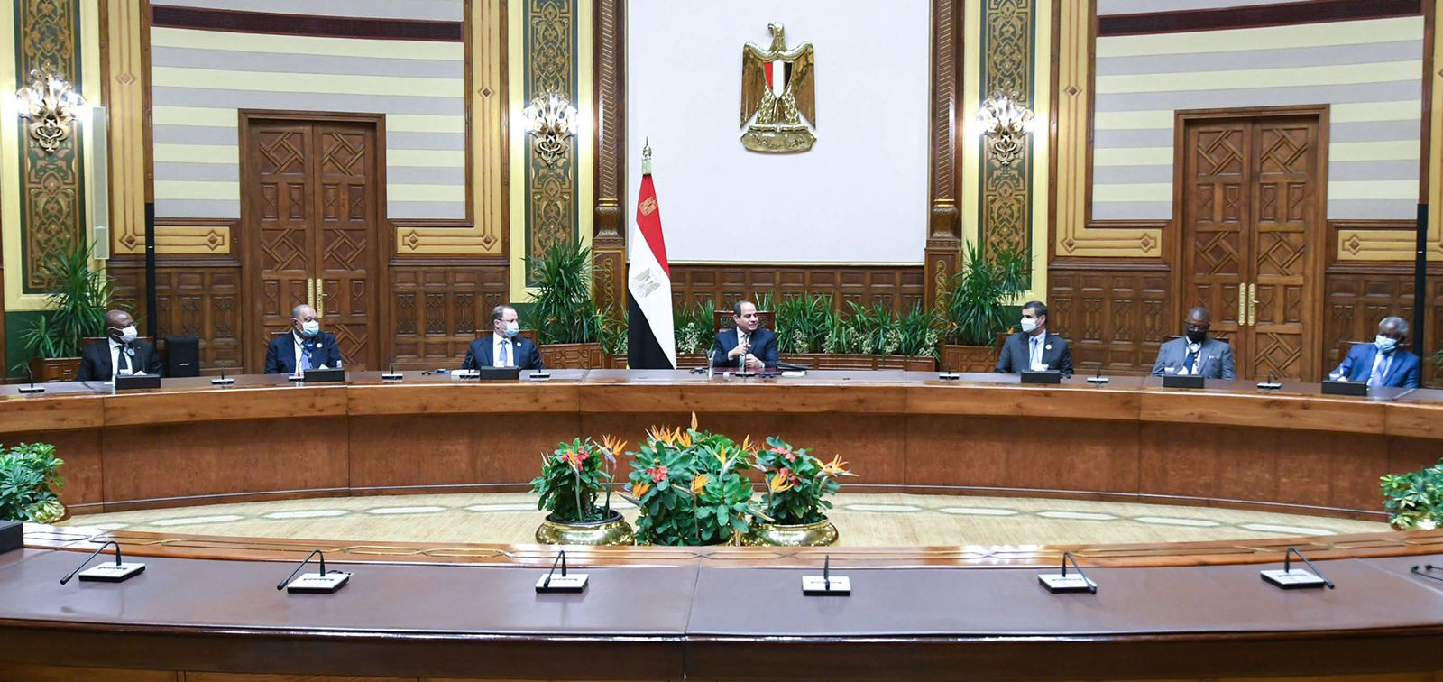 السيسى والنواب العموم العرب والأفارقة