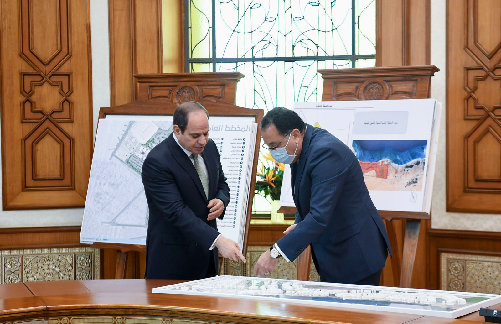 السيسى ومصطفى مدبولى