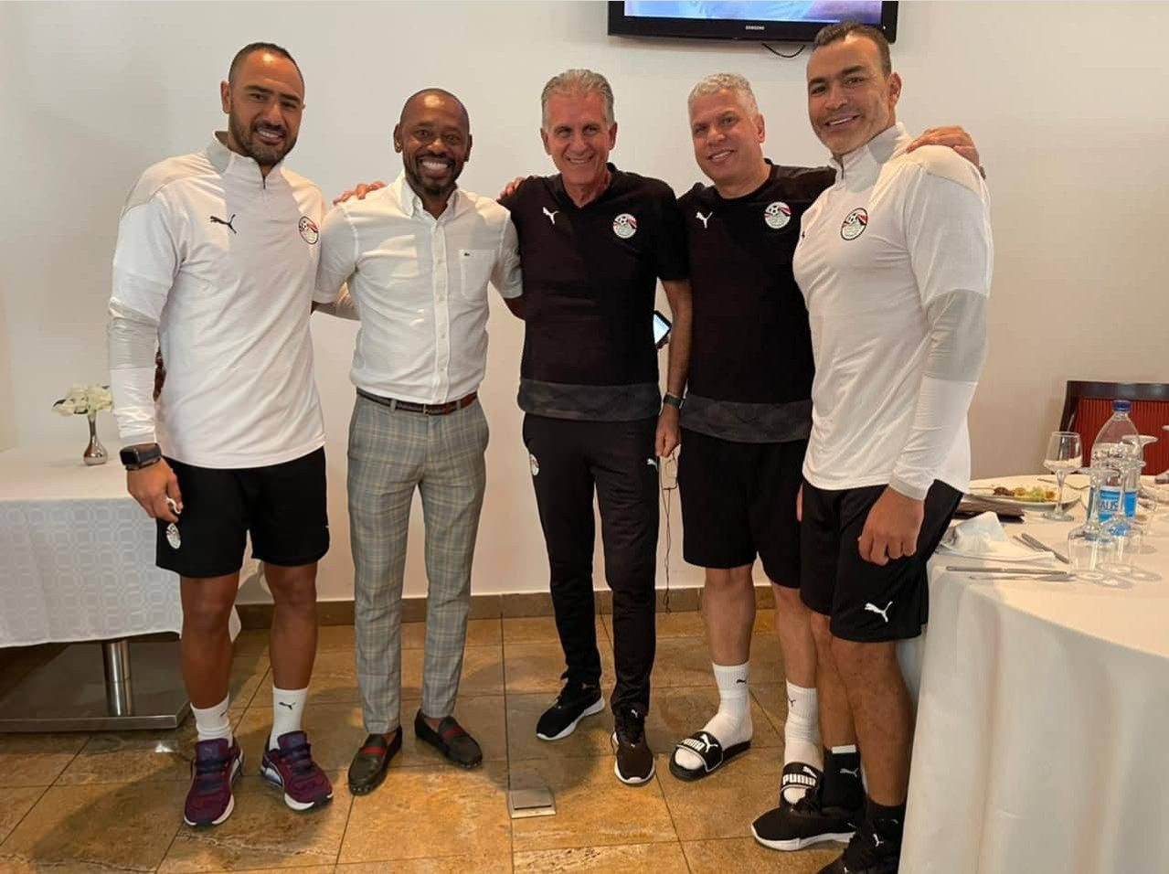 جيلبرتو فى معسكر المنتخب