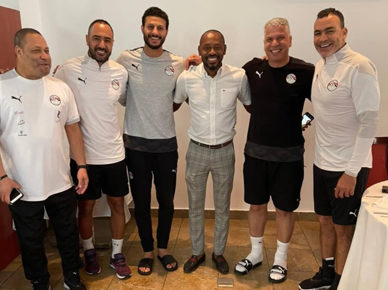 جيلبرتو فى معسكر المنتخب