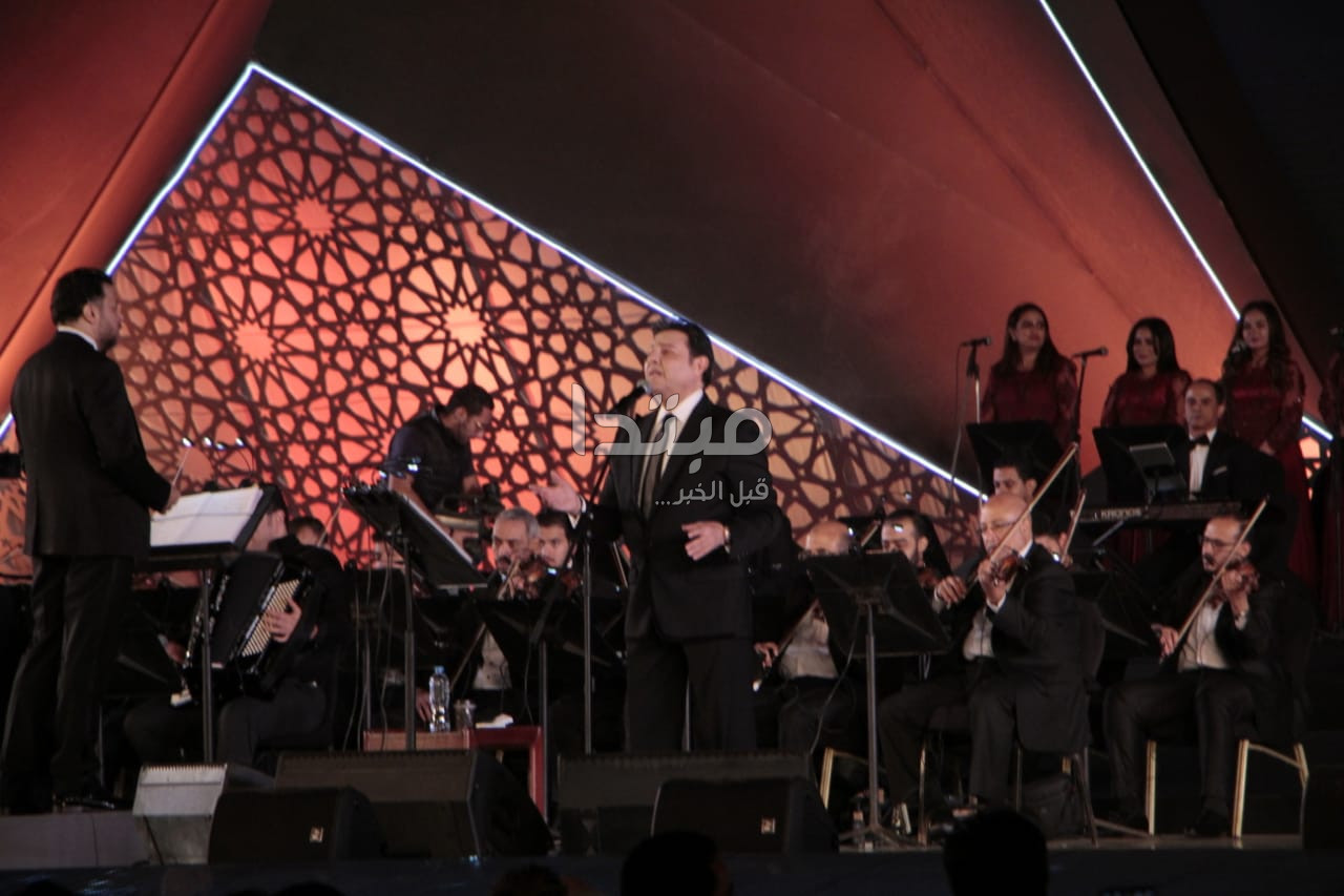 هانى شاكر يتألق فى مهرجان الموسيقى العربية بدار الأوبرا