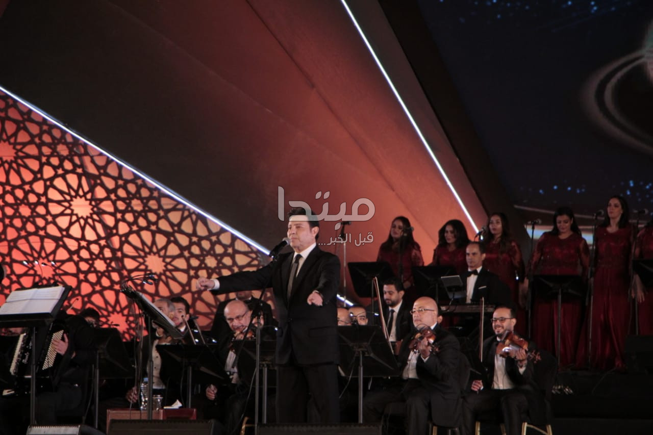 هانى شاكر يتألق فى مهرجان الموسيقى العربية بدار الأوبرا