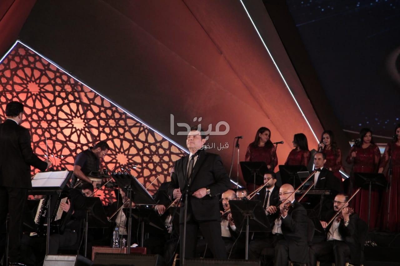 هانى شاكر يتألق فى مهرجان الموسيقى العربية بدار الأوبرا