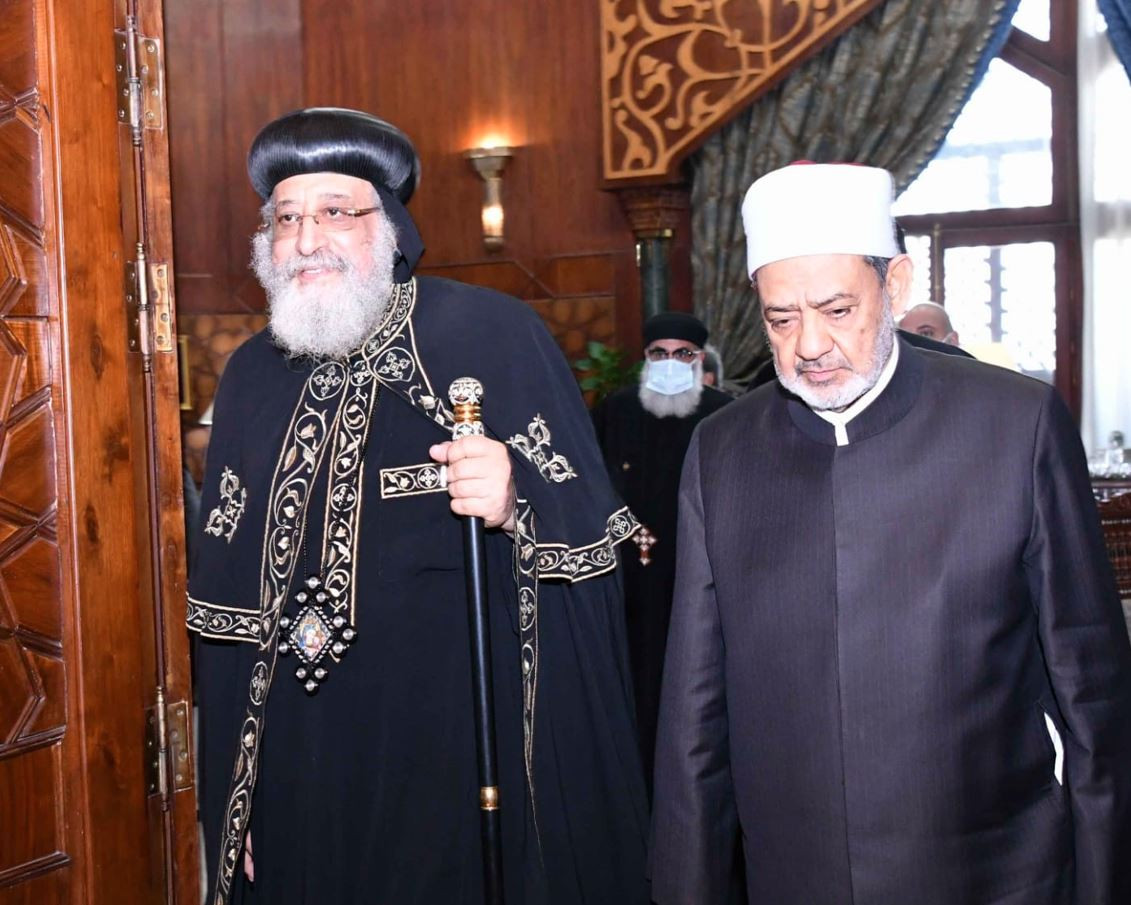 البابا تواضروس الثانى وشيخ الأزهر