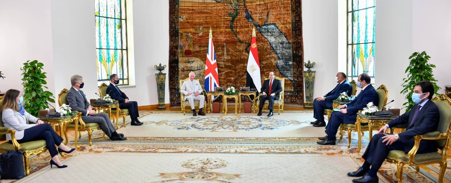 السيسى والأمير تشارلز