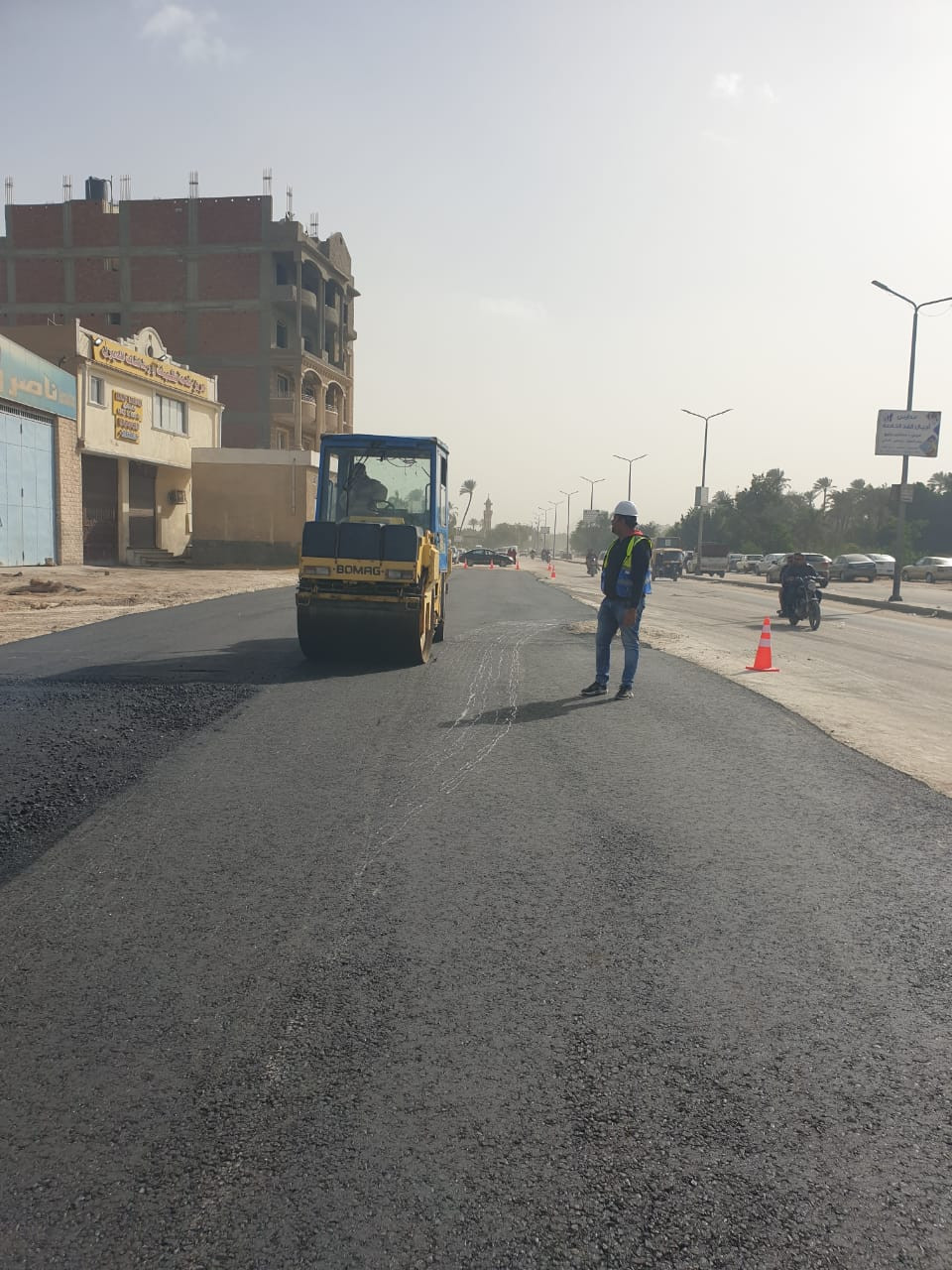 تطوير طريق المنصورية