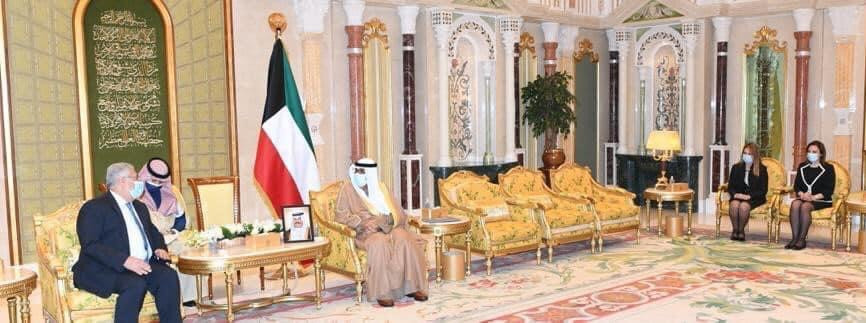 سفير مصر لدى الكويت يُقدم أوراق اعتماده لولى العهد