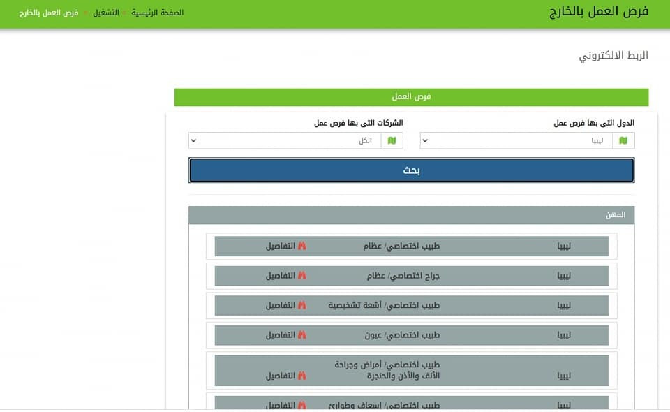فرص عمل للمصريين فى ليبيا