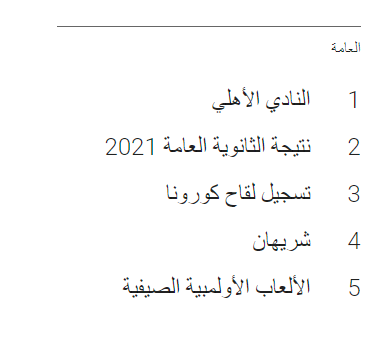 تريندات شغلت الجمهور المصرى فى 2021