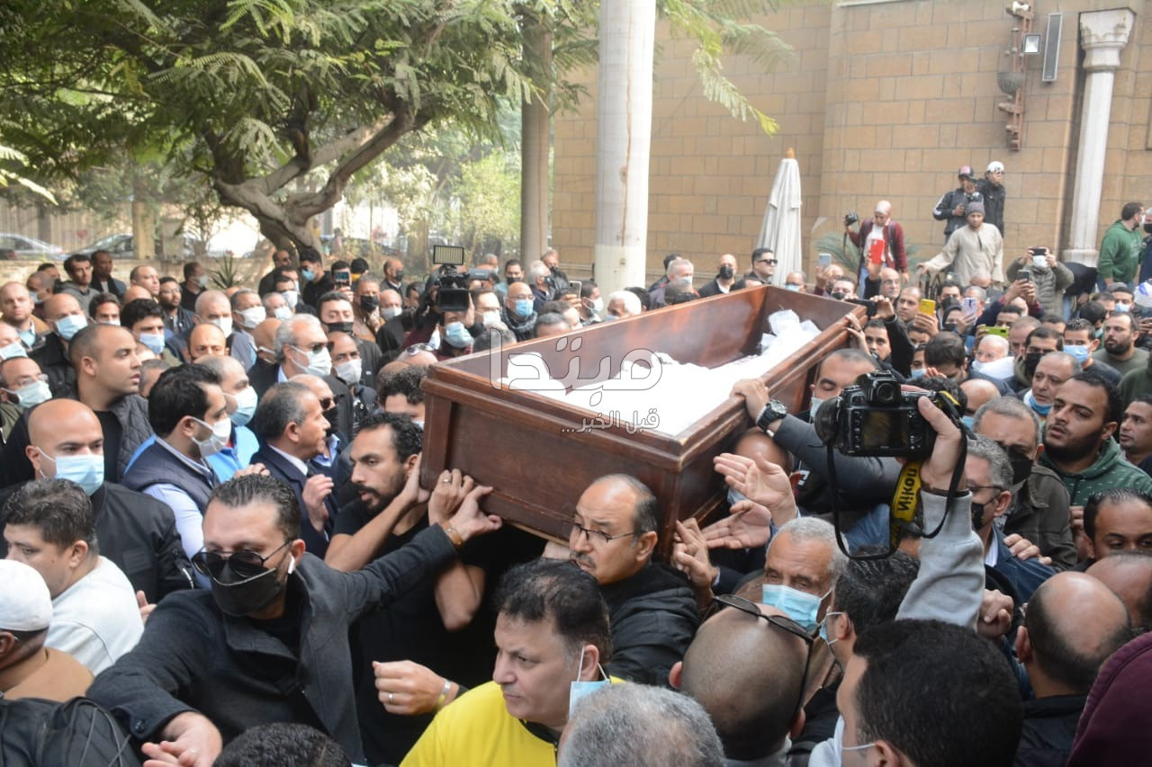 الخطيب في جنازة إبراهيم حجازي 1
