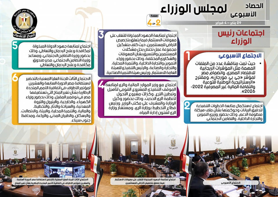 قرارات واجتماعات رئيس الوزراء