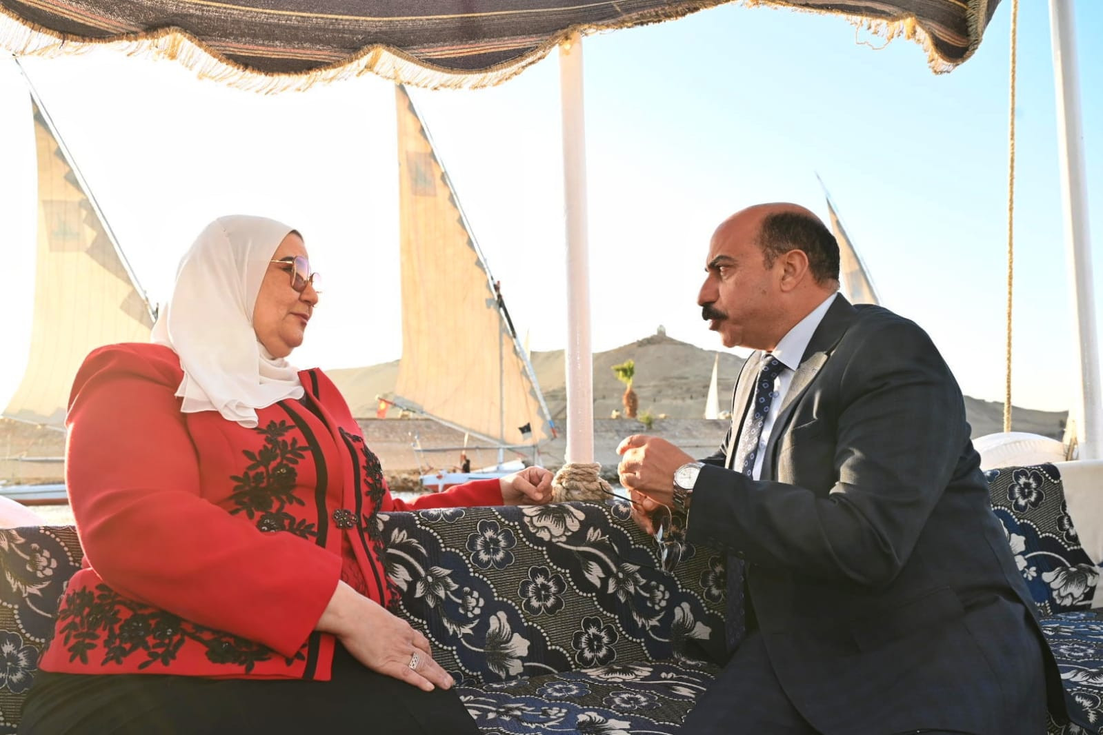 وزيرة التضامن الاجتماعي