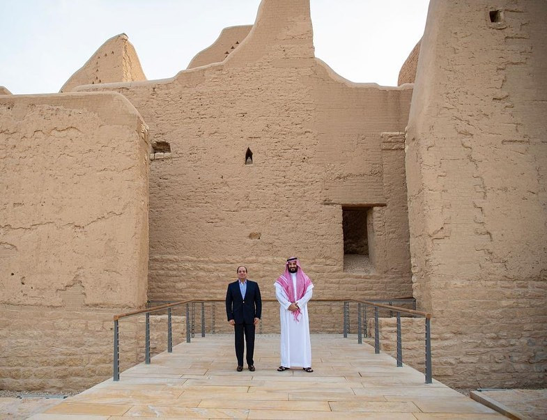 جولة الرئيس السيسى وولى العهد السعودى
