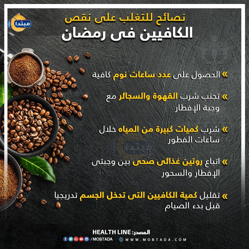 نقص الكافيين فى رمضان