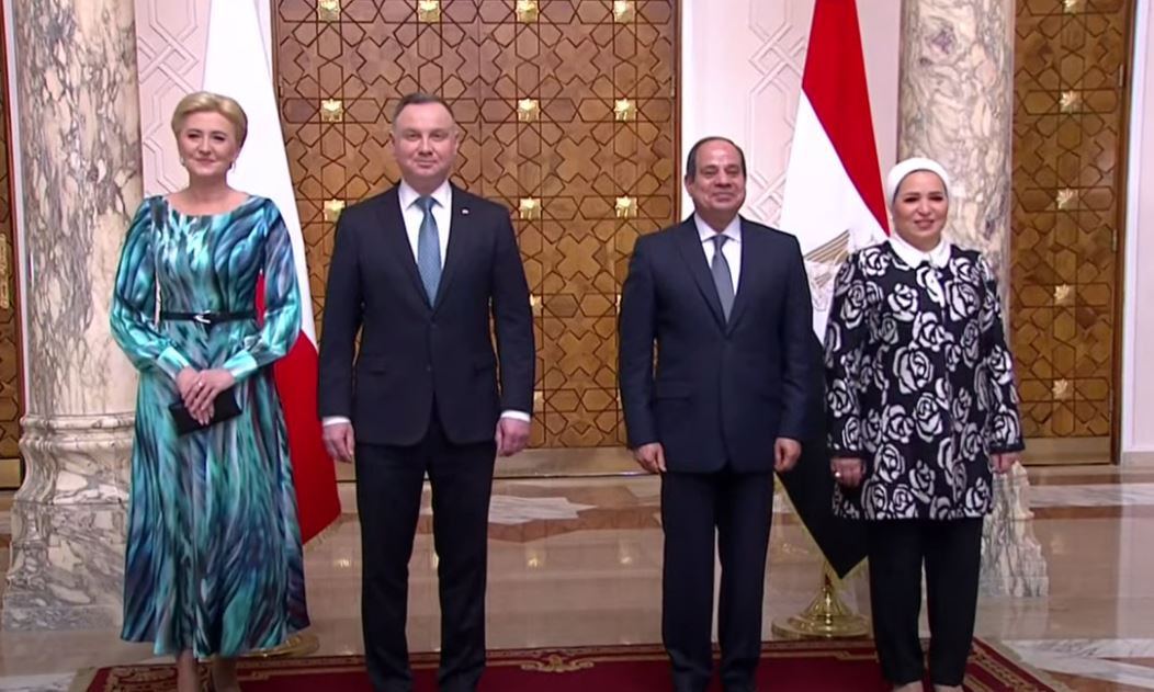 السيسى ورئيس بولندا