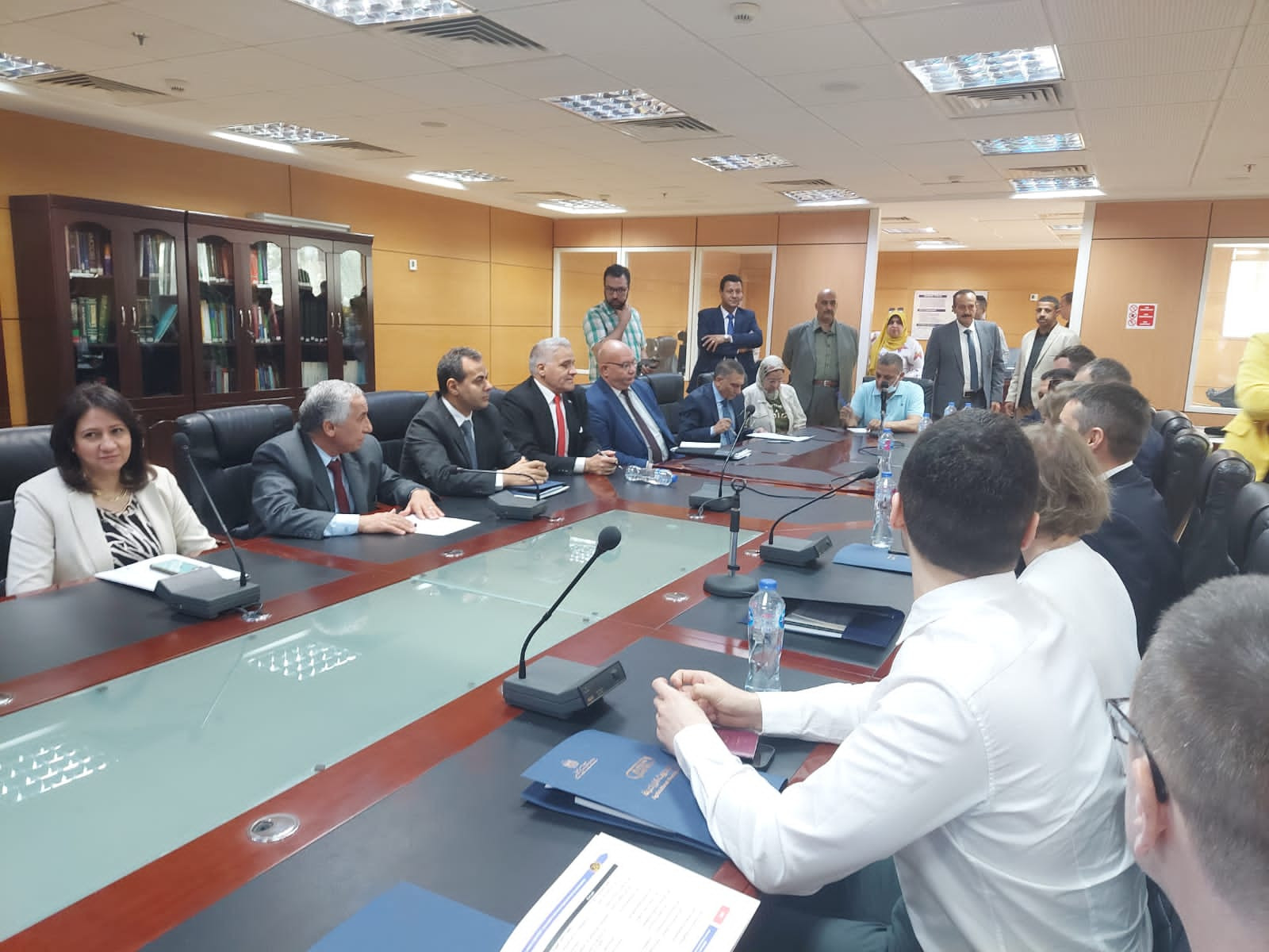وفد بولندى يزور مركز البحوث الزراعية