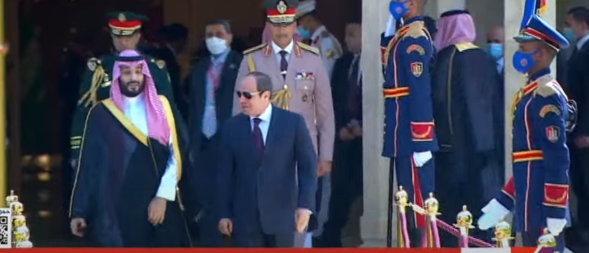 السيسي وولي العهد السعودي