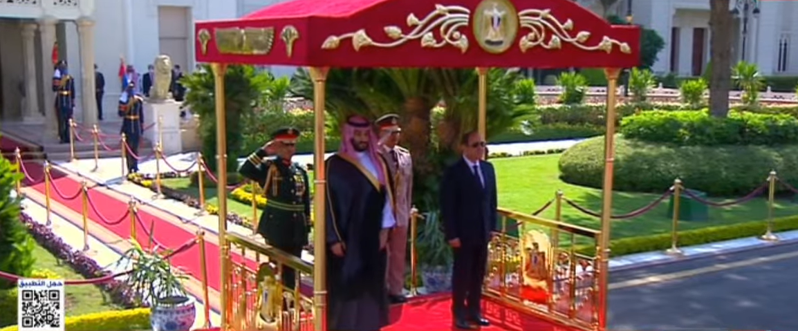 مراسم استقبال الأمير محمد بن سلمان