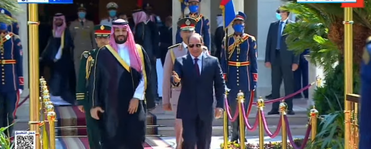 مراسم استقبال الأمير محمد بن سلمان