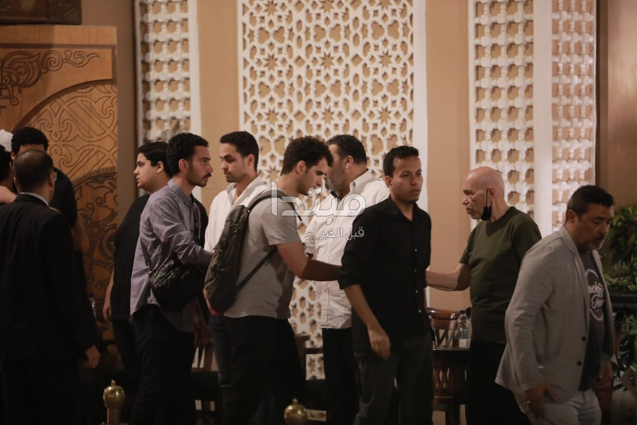 عزاء والد أحمد فتحى