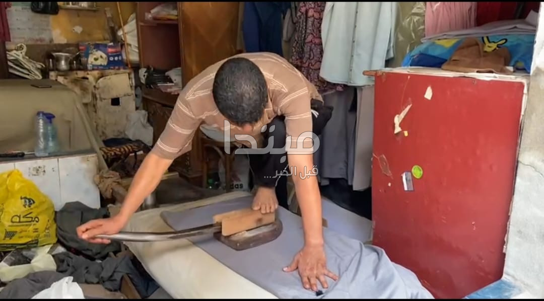 أقدم مكوجى رجل فى الدقهلية