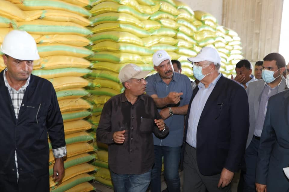 محطة غربلة تقاوي المحاصيل الزراعية