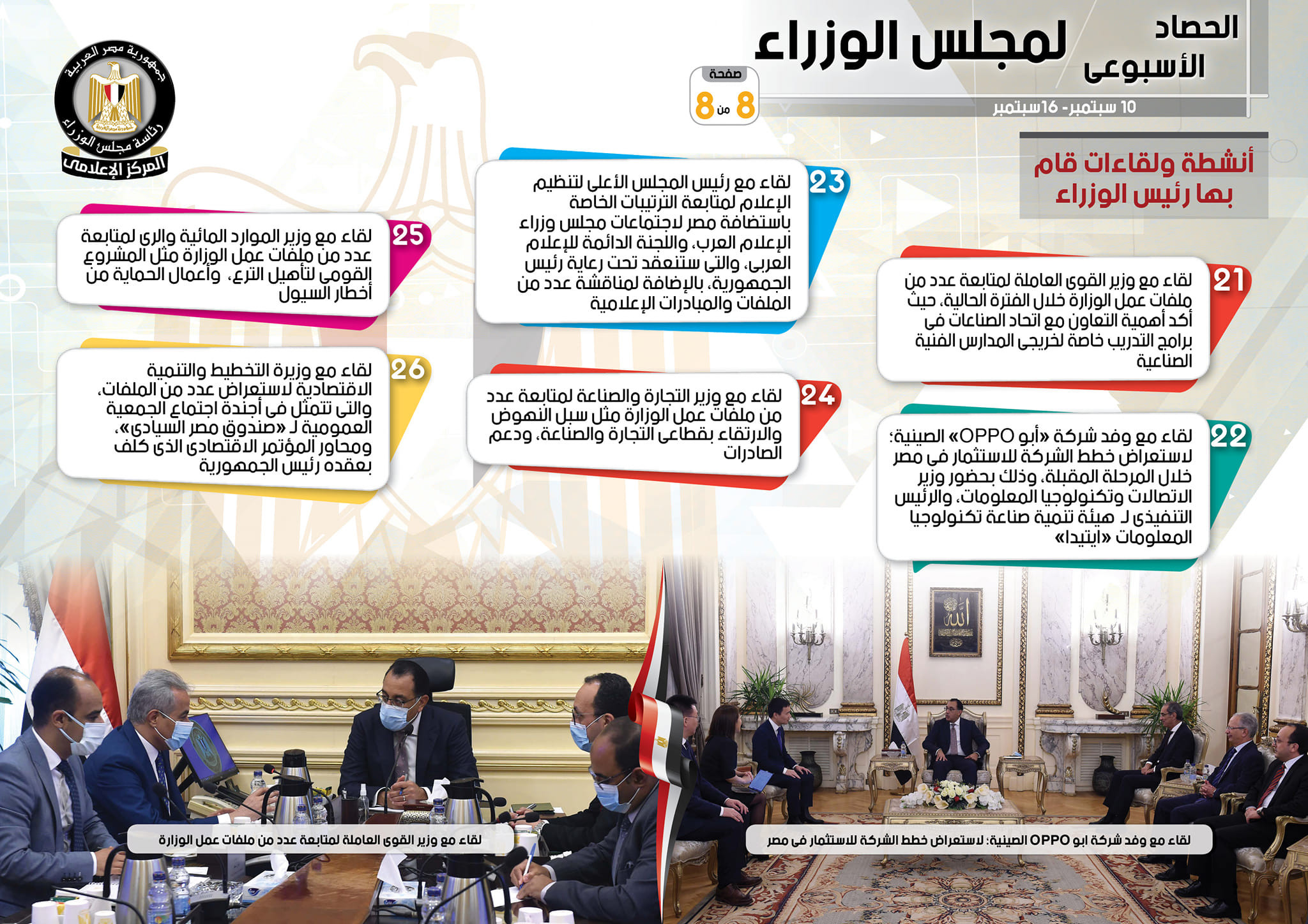 حصاد الوزراء