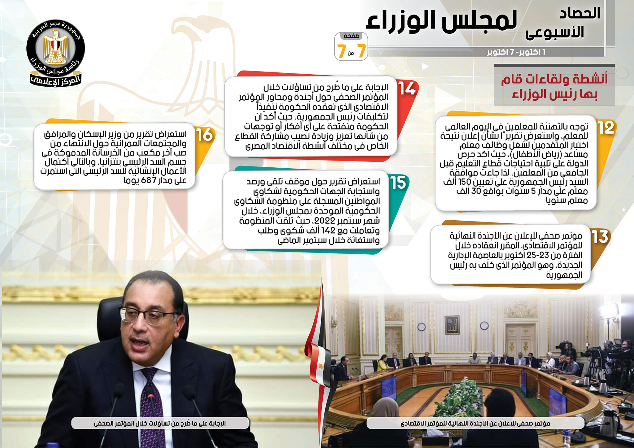 نشاط مجلس الوزراء