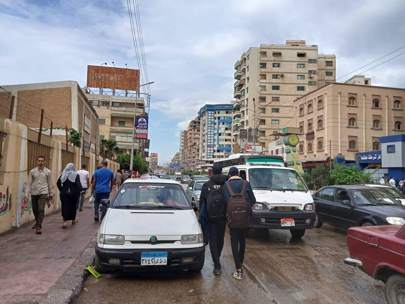 أمطار غزيرة تضرب الدقهلية