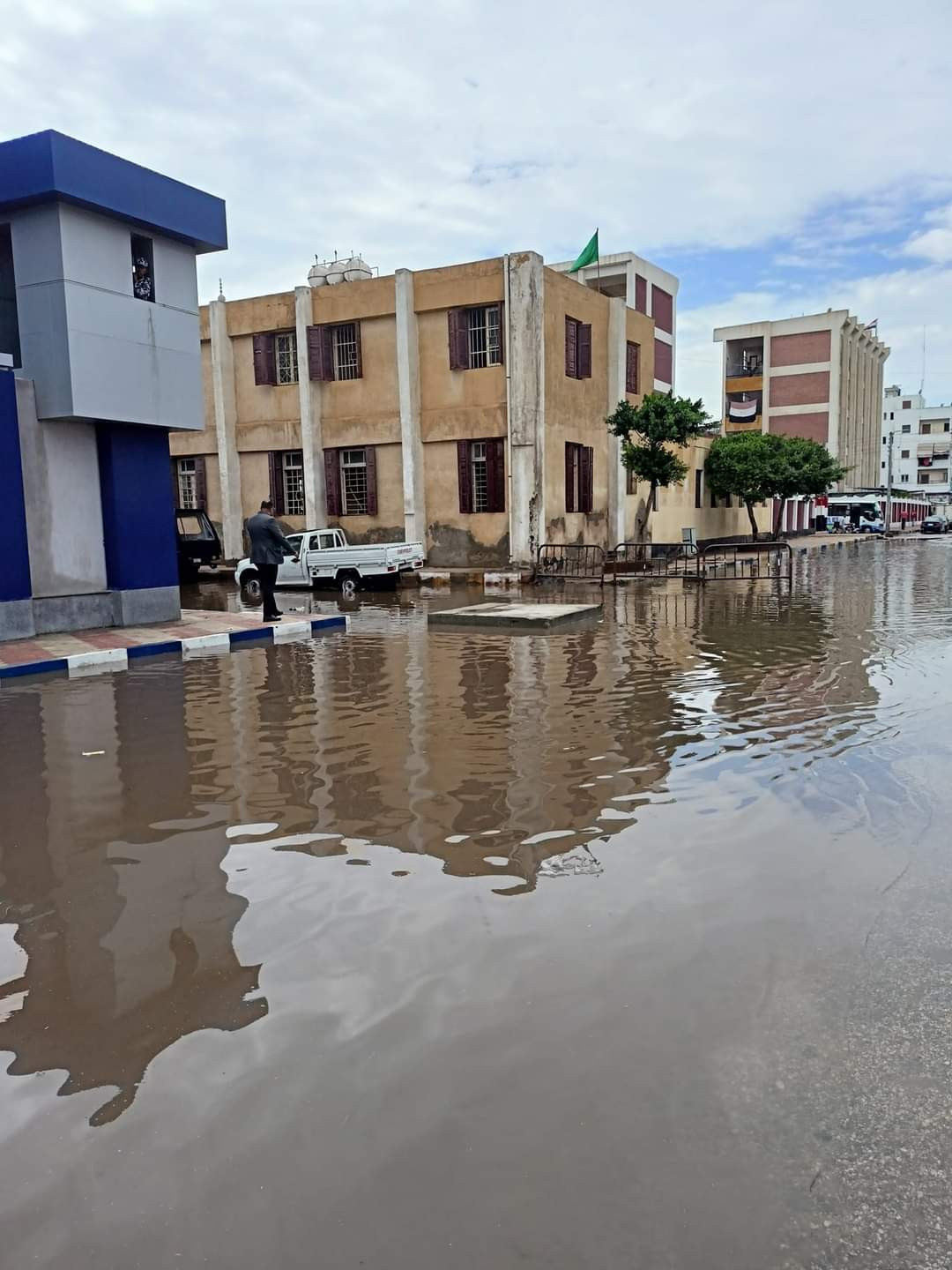 أمطار غزيرة تضرب الدقهلية