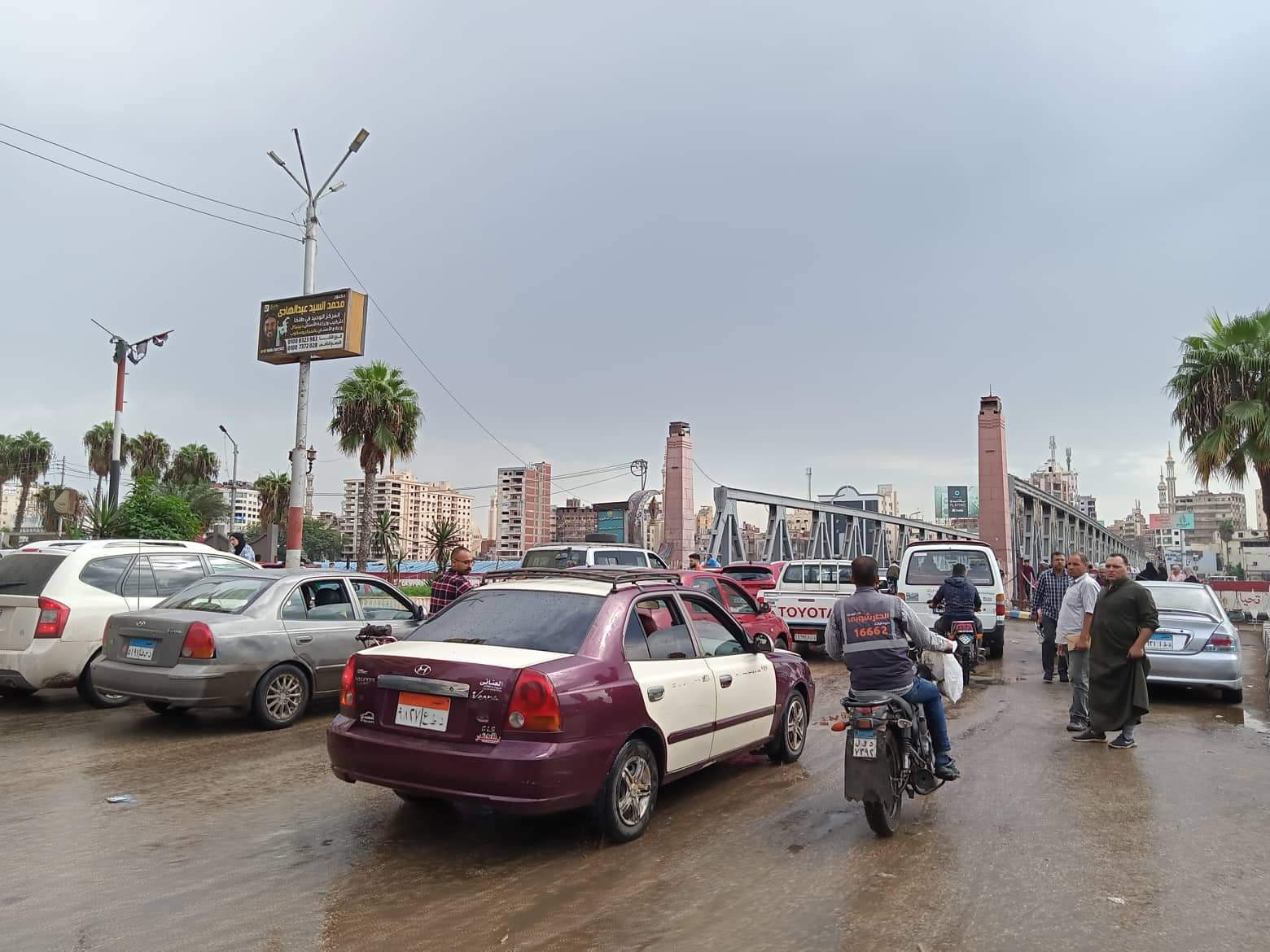 أمطار غزيرة تضرب الدقهلية