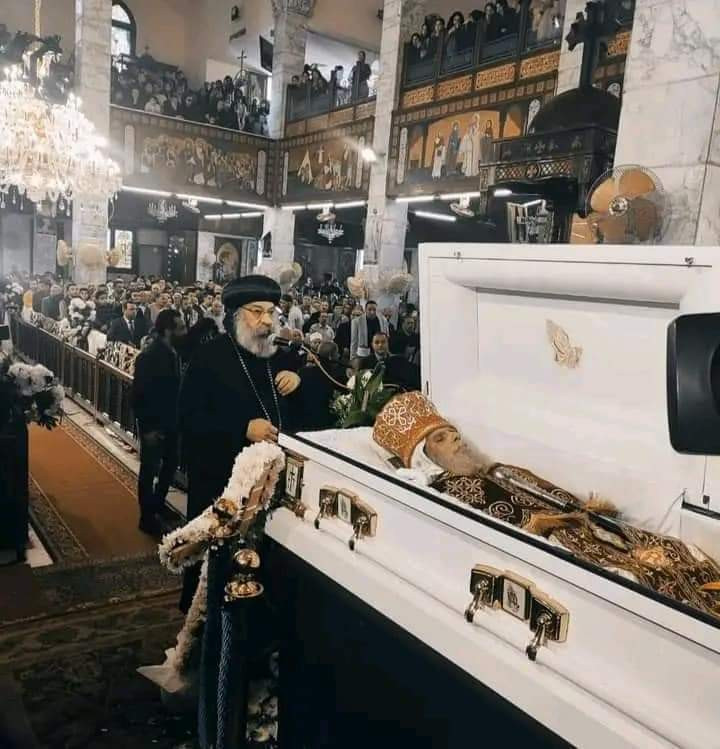 تجنيز الأنبا داو أسقف المنصورة