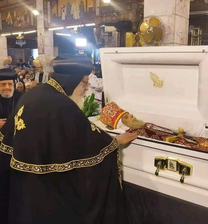 تجنيز الأنبا داو أسقف المنصورة