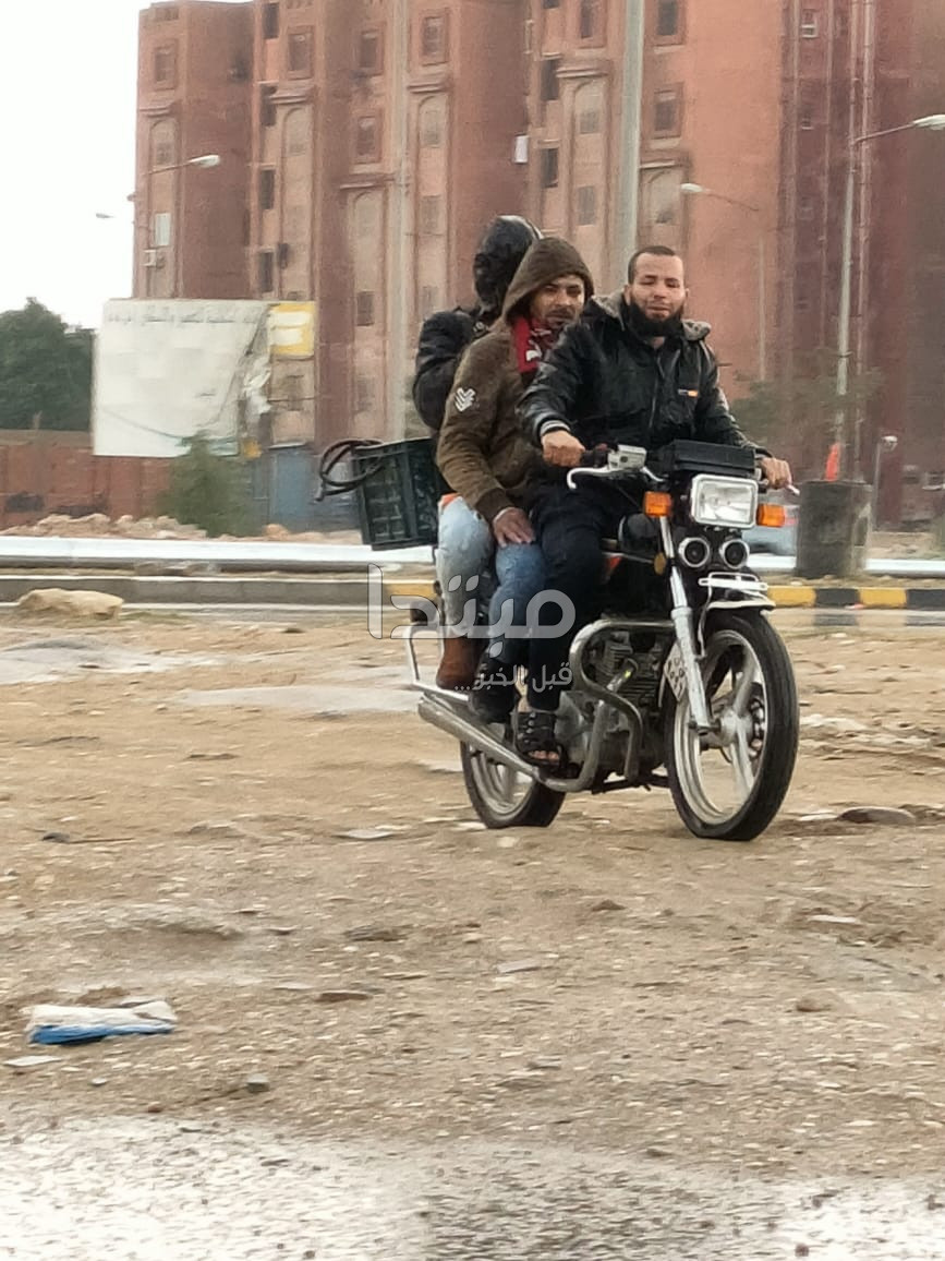 أمطار على مدينة 6 أكتوبر