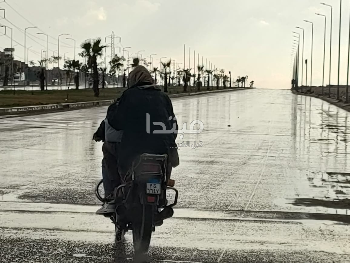 أمطار على مدينة 6 أكتوبر