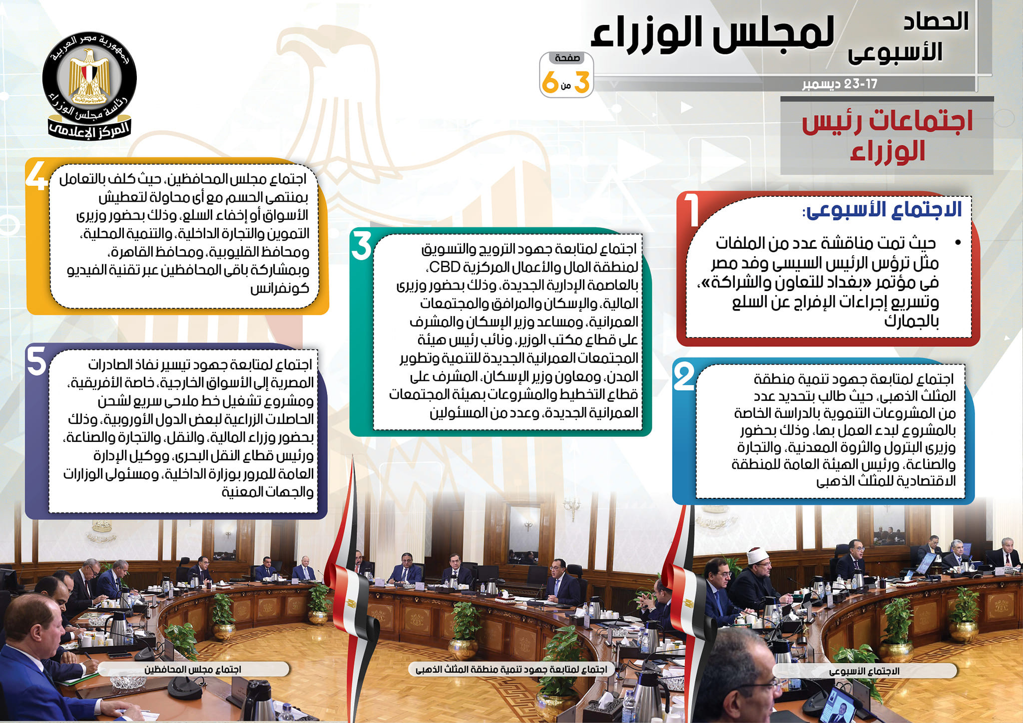 الحكومة فى أسبوع