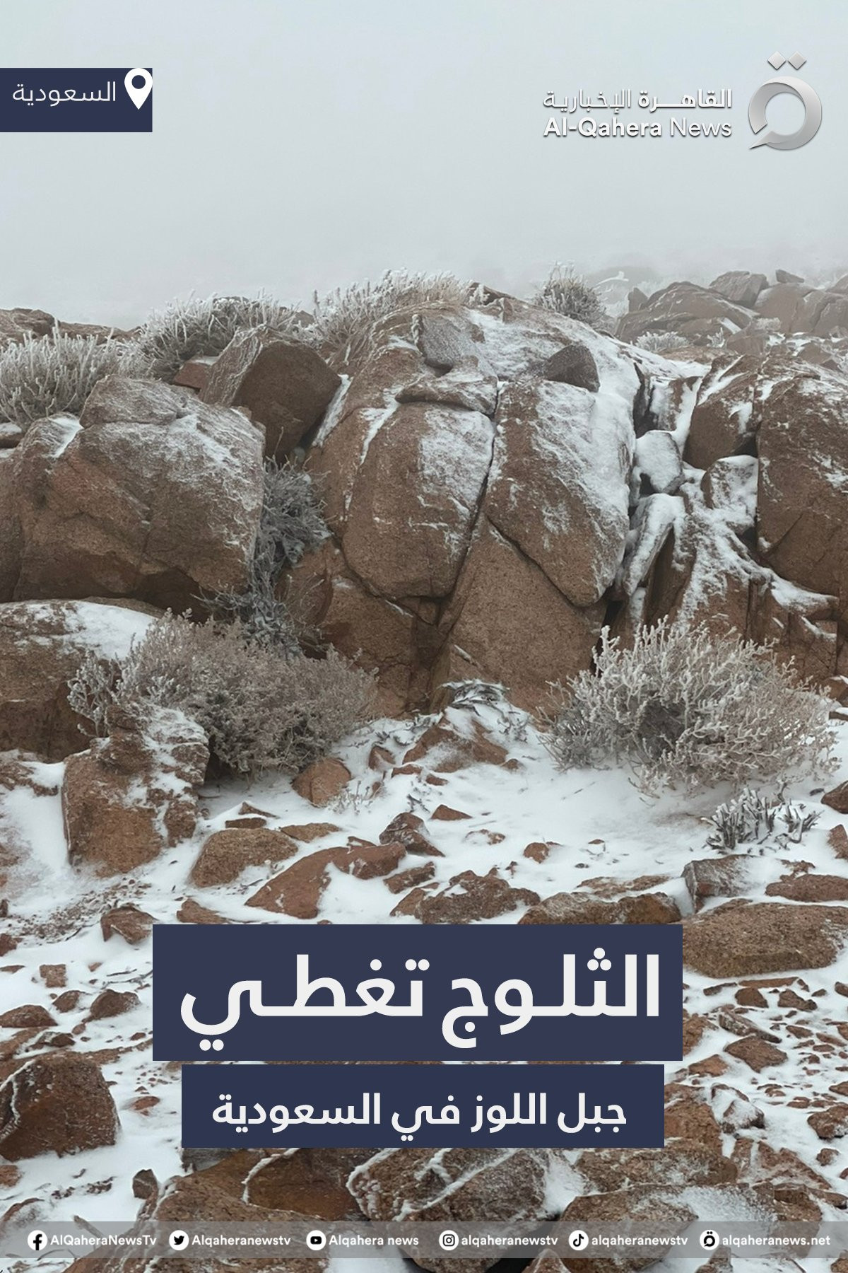 الثلوج فى السعودية