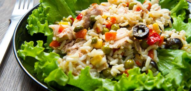 سلطة الأرز