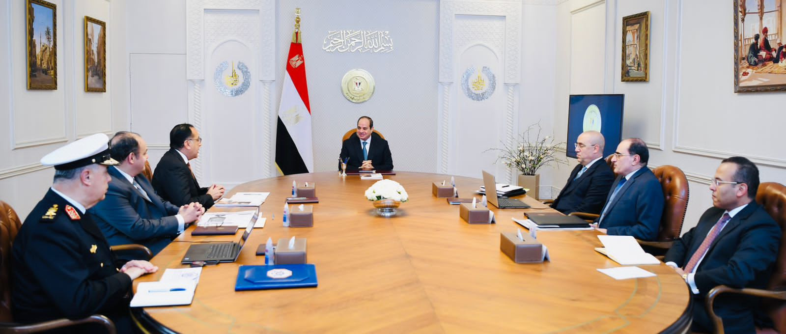 اجتماع الرئيس عبدالفتاح السيسى