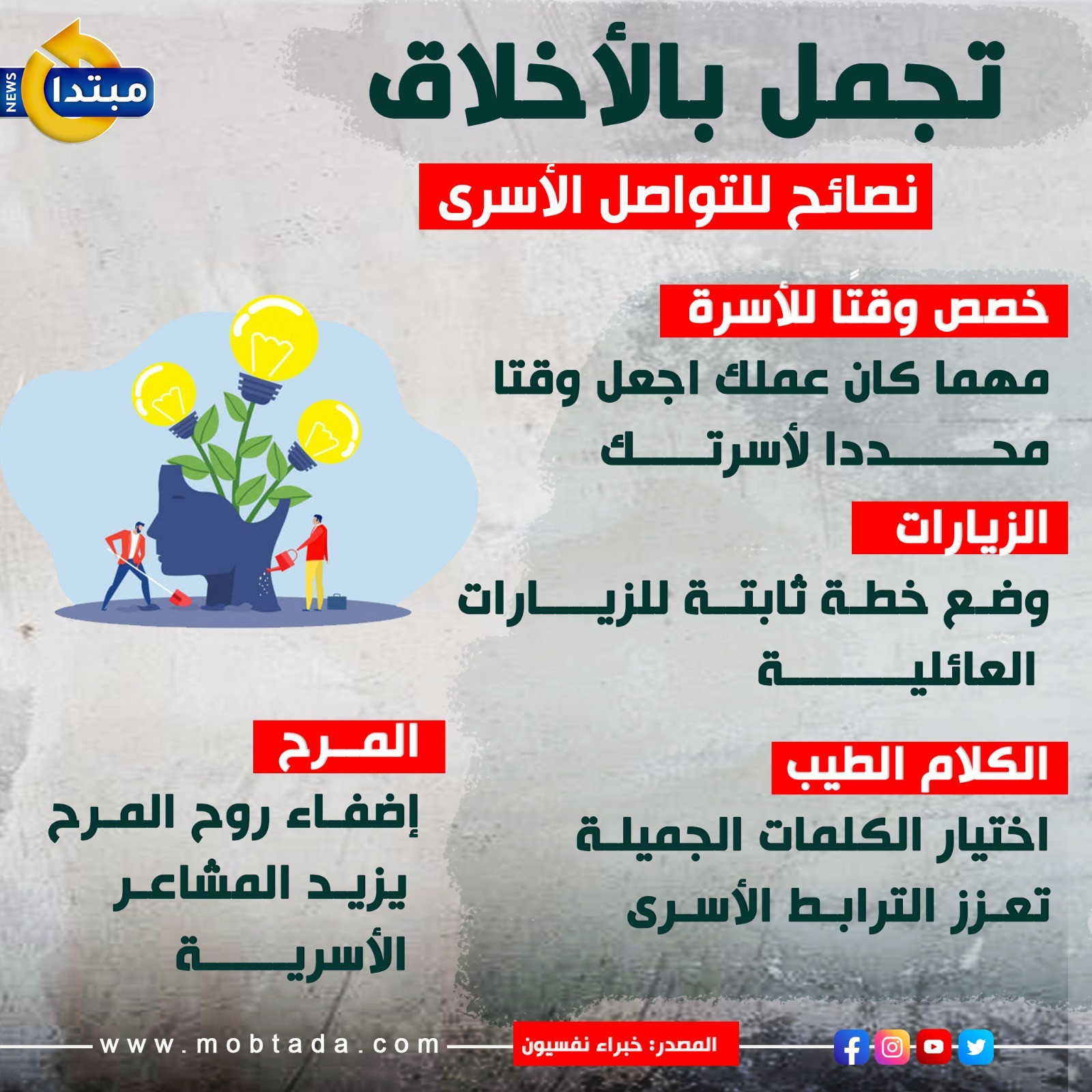 تجمل بالأخلاق