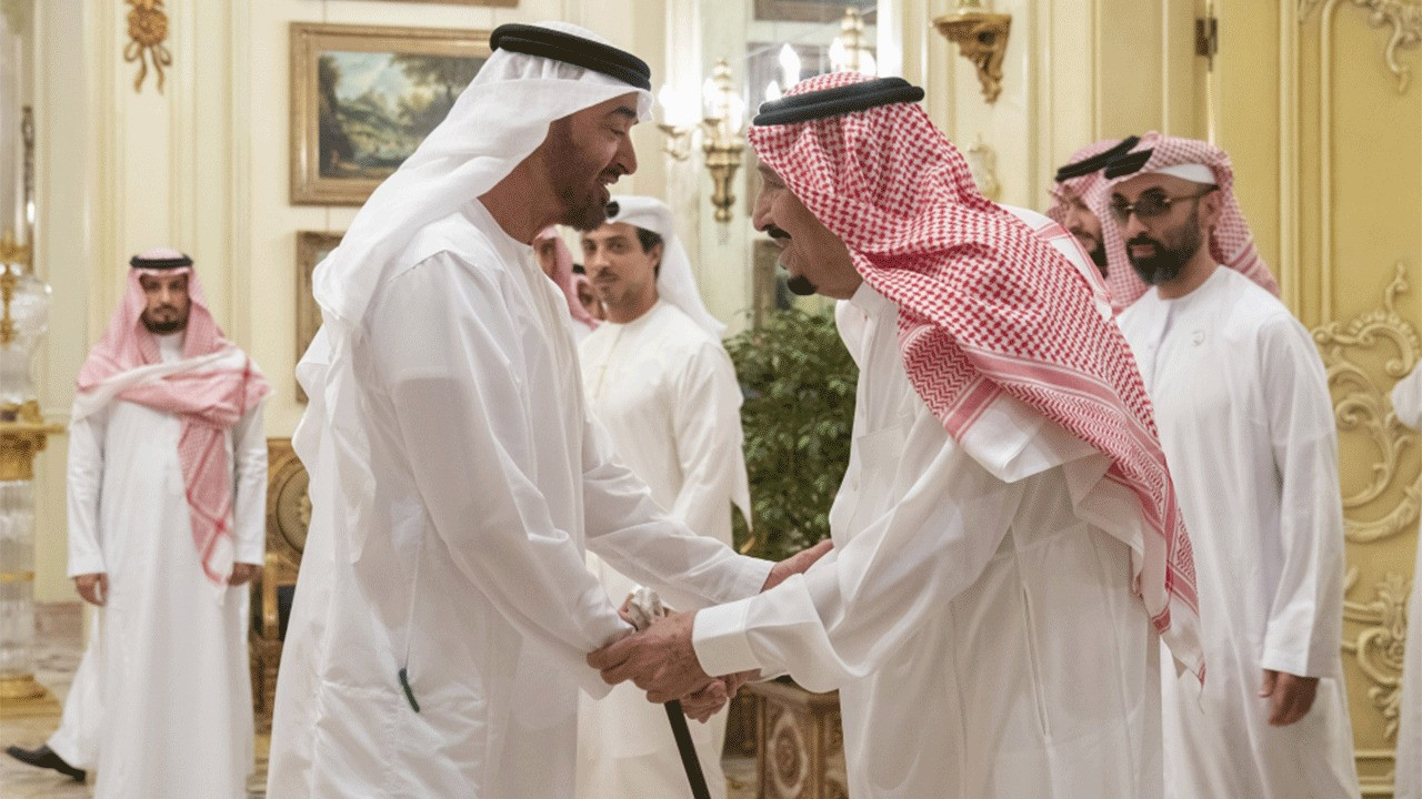 الملك سلمان ومحمد بن زايد