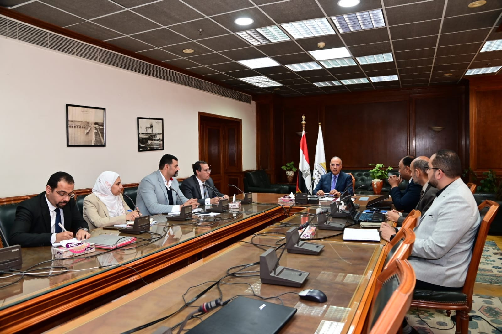 وزير الرى