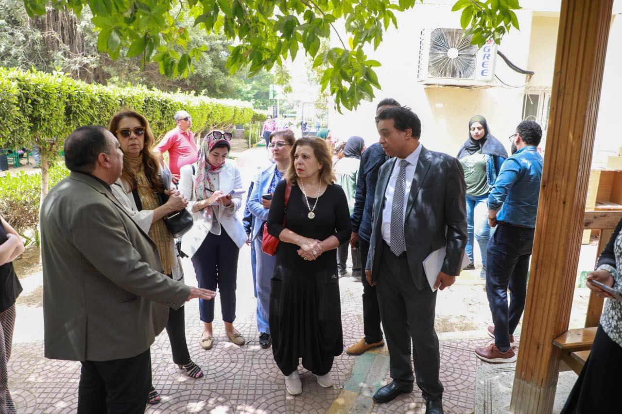 وفد المجلس القومى لحقوق الإنسان