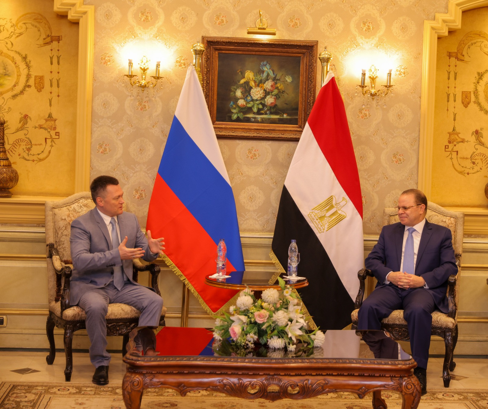 النائب العام يستقبل نظيره لدولة روسيا الاتحادية